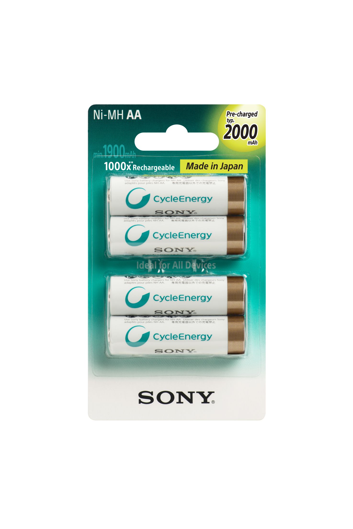 Sony NiMH AA nab�jec� baterie 2000mAh- 4ks
