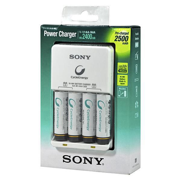 Sony NiMH Compact nab�je�ka BCG-34HH4GN,4x 2500mAh