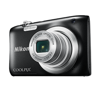 Nikon Coolpix A100 �ern�, 20,1M, 5xOZ, HD Video