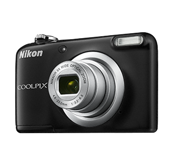 Nikon Coolpix A10 �ern�, 16,1M, 5xOZ, HD Video