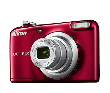 Nikon Coolpix A10 �erven�, 16,1M, 5xOZ, HD Video