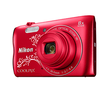 Nikon Coolpix A300 s ornamenty,20,1M 8xOZ,HD Video