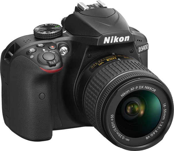 NIKON D3400 + AF-P 18-55 VR BLACK
