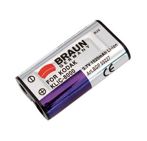Braun akumul�tor KODAK Klic 8000, Ricoh DB-50, 1520mAh