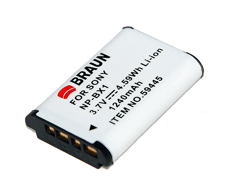 Braun akumul�tor SONY NP-BX1, 1240mAh