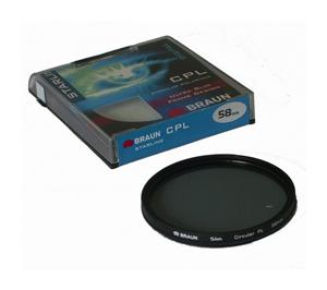 BRAUN C-PL polariza�n� filtr StarLine - 55 mm