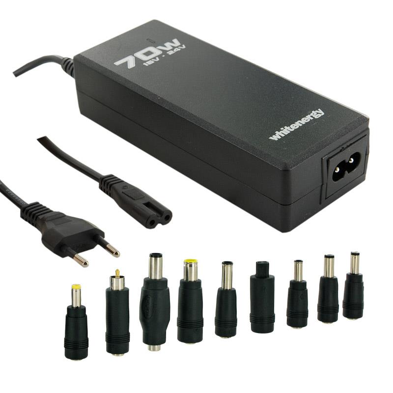 WE 70W Univerz�ln� AC adapt�r pro notebooky 9 konc 
