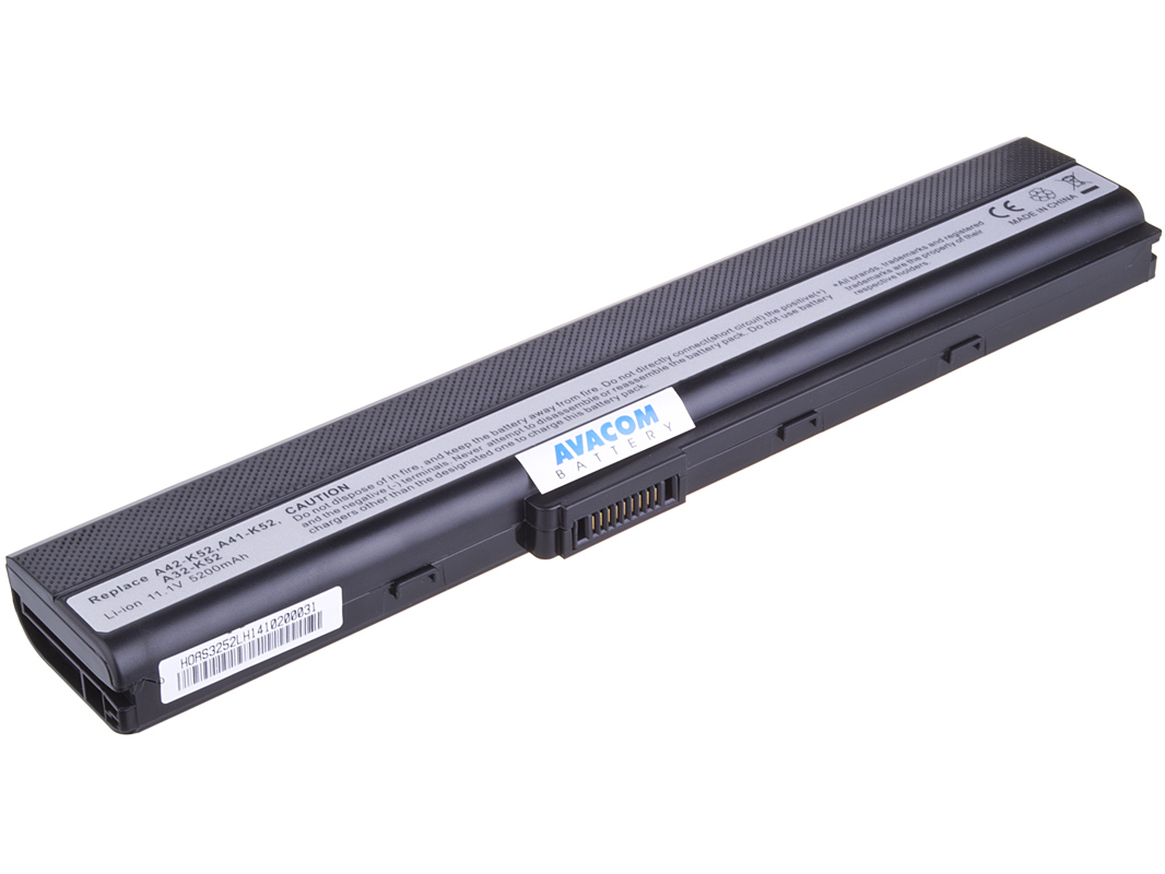 Baterie AVACOM NOAS-K52S-S26 pro Asus A42/A52/K52/X52 Li-Ion 11,1V 5200mAh 