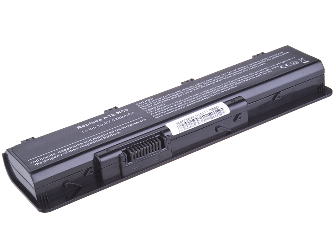 Baterie AVACOM NOAS-N55-S26 pro Asus N55, N45, N75 series Li-Ion 11,1V 5200mAh/58Wh 