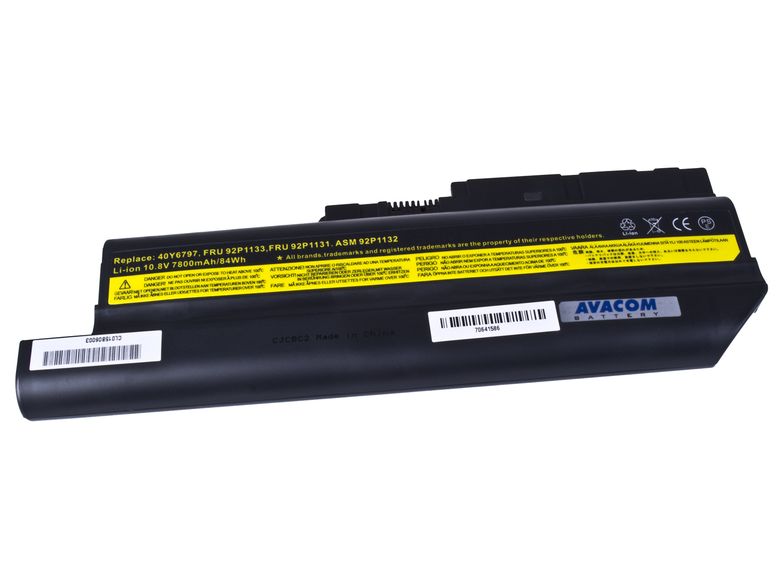 Baterie AVACOM NOIB-R60h-806 pro IBM ThinkPad R60/T60/Z60 Li-Ion 10,8V 7800mAh/84Wh 
