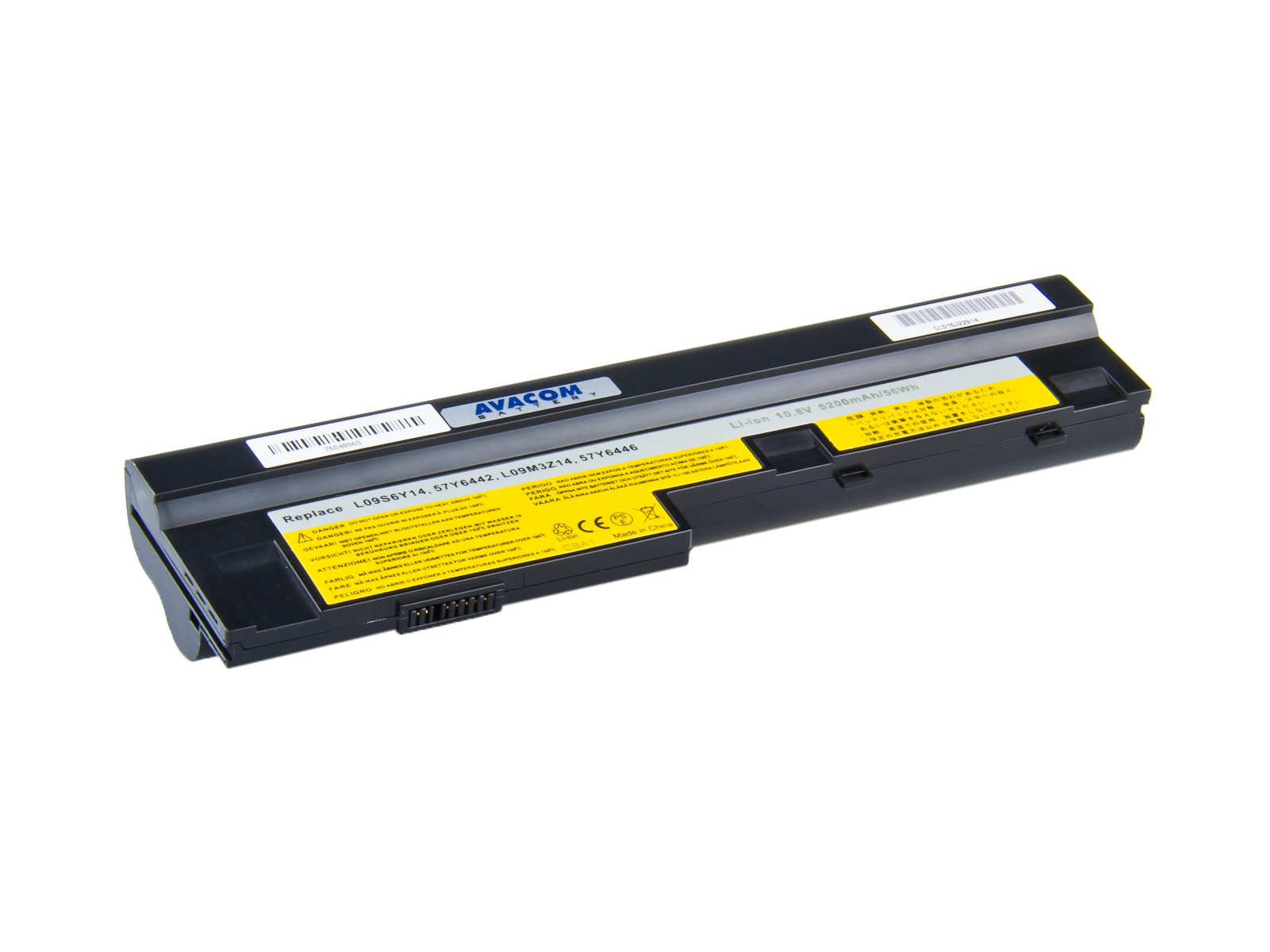 Baterie AVACOM NOLE-IS3BH-806 pro Lenovo IdeaPad S10-3, U165 Li-Ion 10,8V 5200mAh/56Wh black 