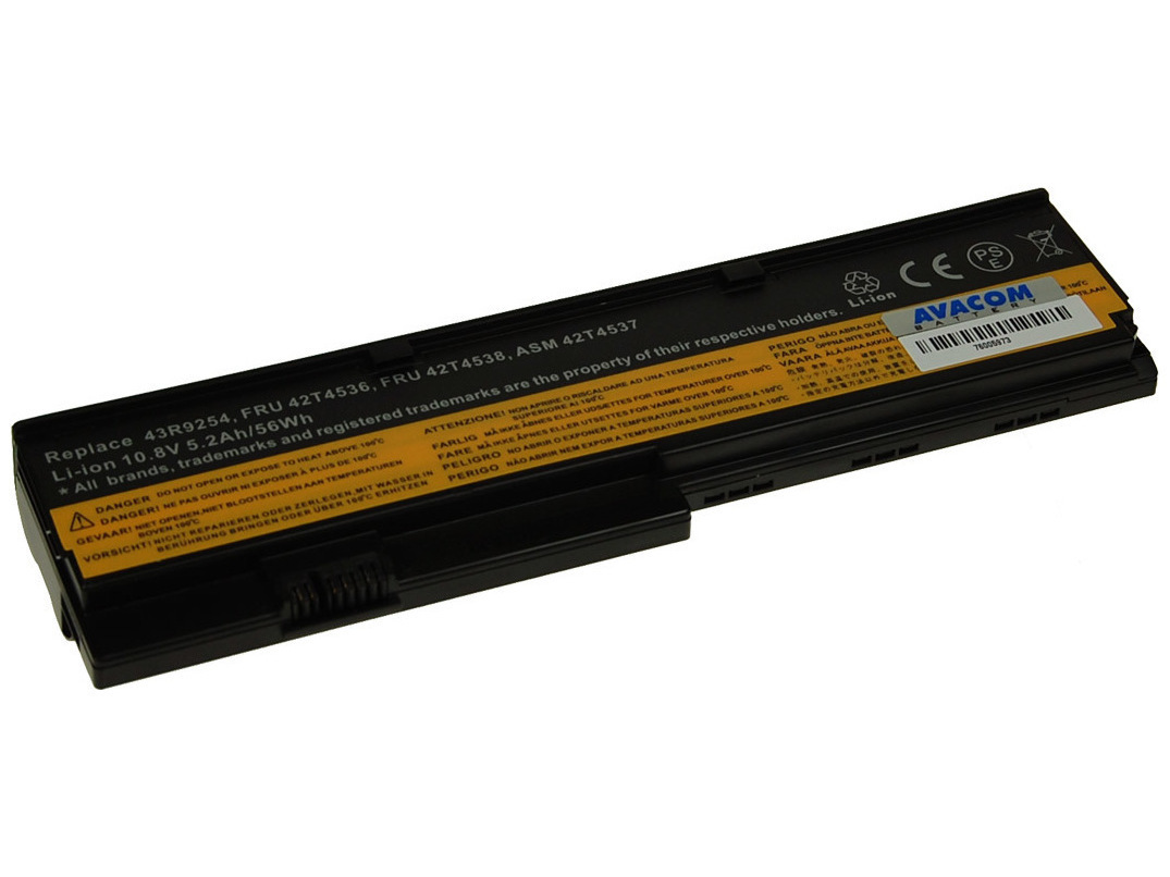 Baterie AVACOM NOLE-X200-806 pro Lenovo X200 series Li-Ion 11,1V 5200mAh/58Wh 