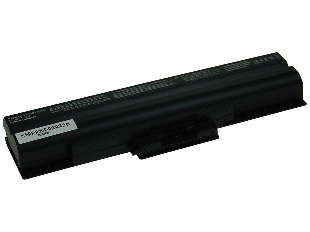 Baterie AVACOM NOSO-21BN-806 pro Sony Vaio VPCS series, VGP-BPS21 Li-ion 10,8V 5200mAh/56Wh black 