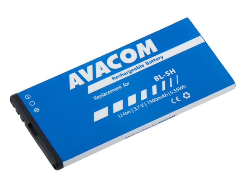 Baterie AVACOM GSNO-BL5H-S1500 do mobilu Nokia Lumia 630, 635 Li-Ion 3,7V 1500mAh (n�hrada BL-5H)