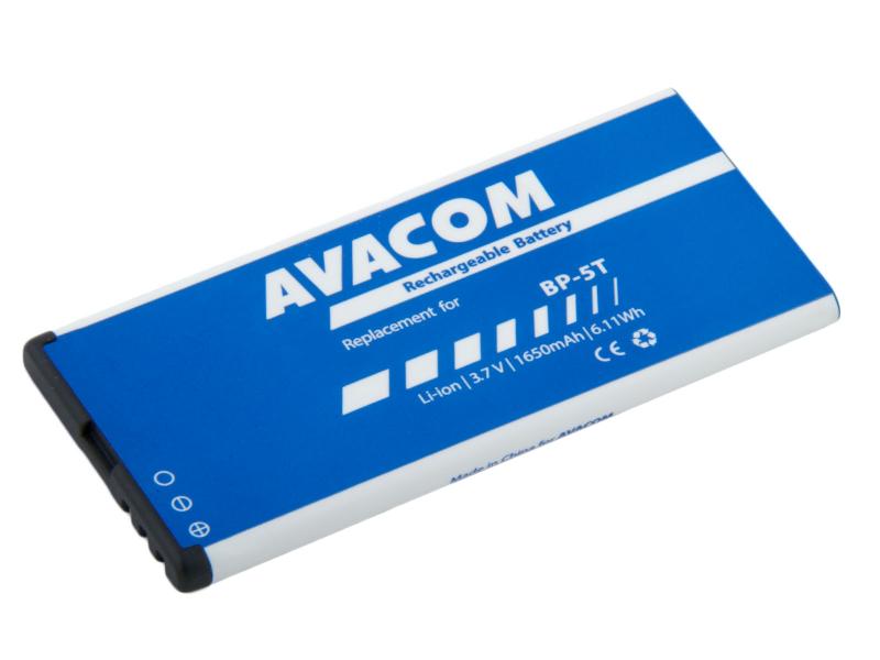 Baterie AVACOM GSNO-BP5T-S1650A do mobilu Nokia Lumia 820, Li-Ion 3,7V 1650mAh (n�hrada BP-5T)