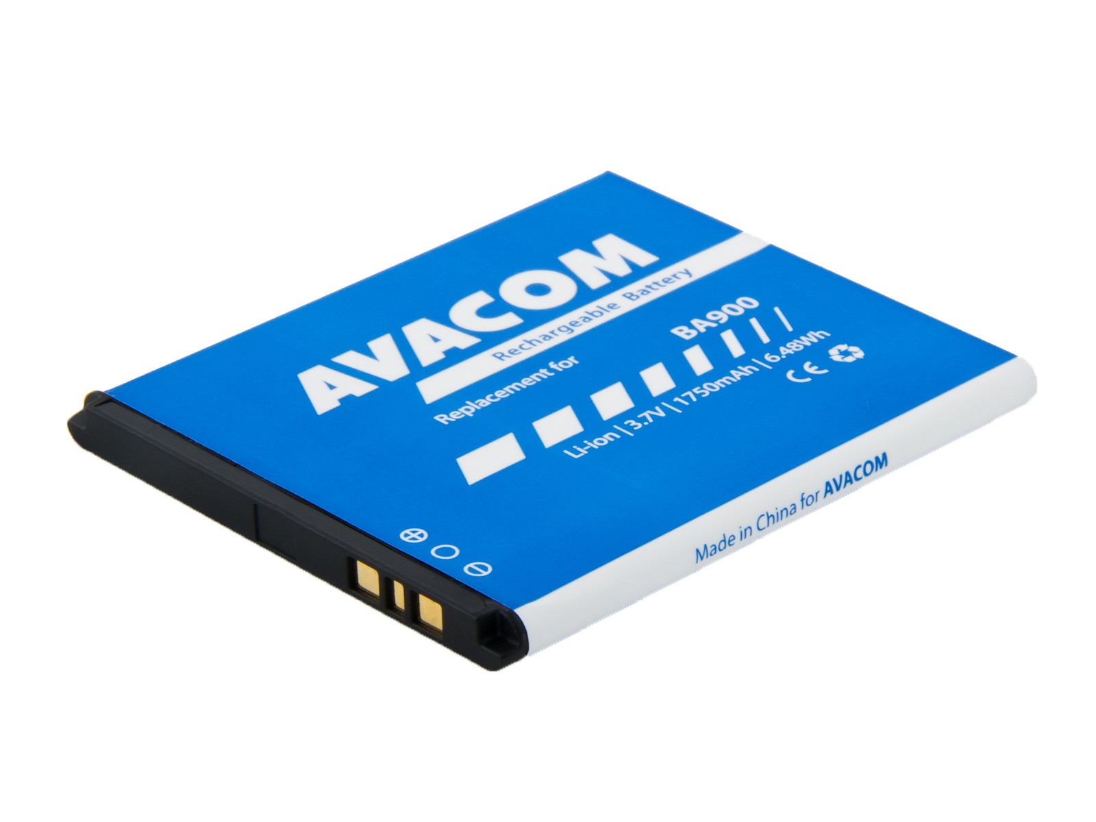 Baterie AVACOM GSSE-BA900-1750 do mobilu Sony Xperia L Li-Ion 3,7V 1750mAh, (n�hrada BA900)