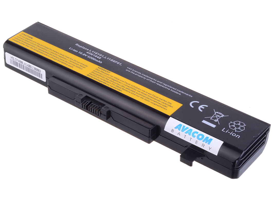 Baterie AVACOM NOLE-G58N-S26 pro Lenovo IdeaPad G580, Z380, Y580 series Li-Ion 11,1V 5200mAh/58Wh 