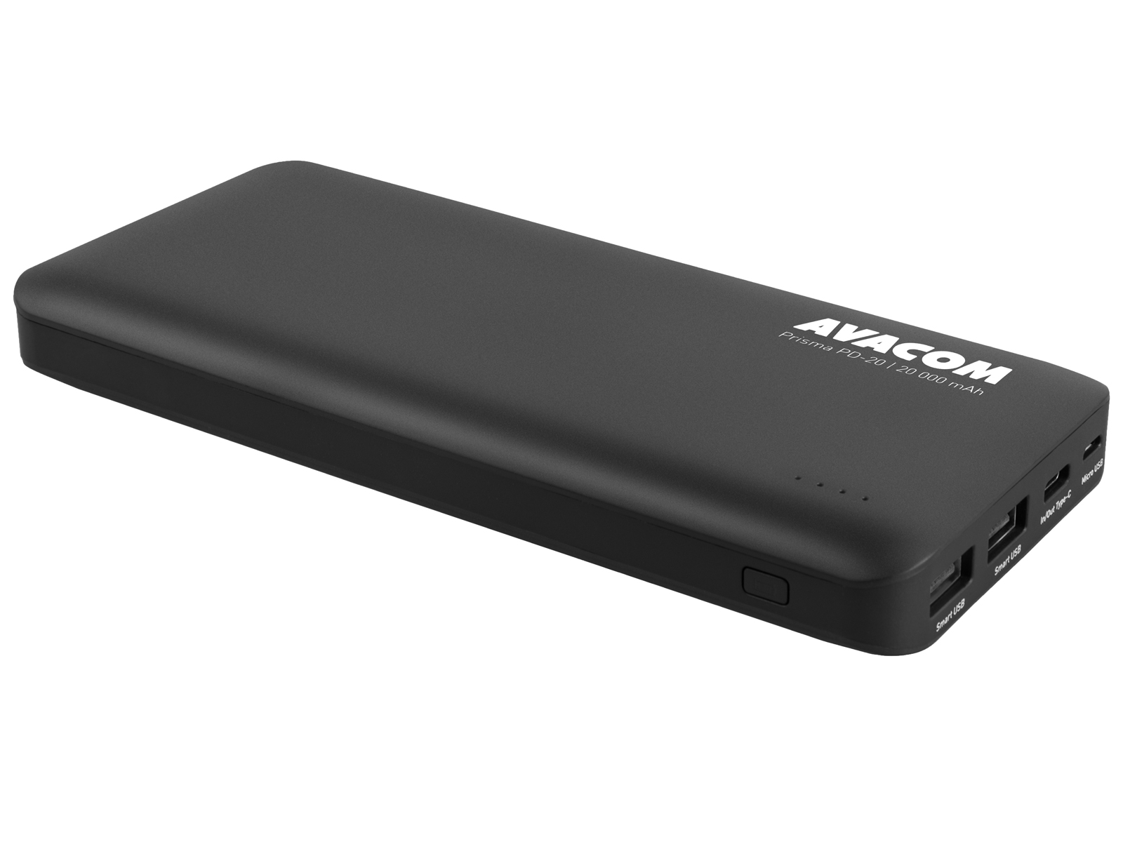 Power Bank AVACOM PRISMA PD-20, Li-Ion 20000mAh, USB-C PD vstup a v�stup, �ern� 
