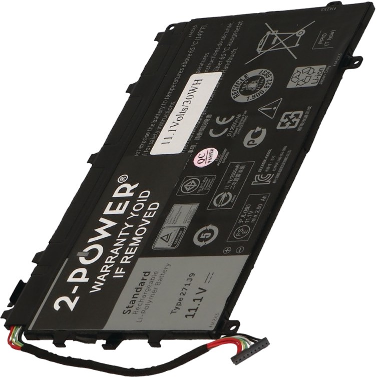 2-POWER Baterie 11,1V 2700mAh pro Dell Latitude 13 2-in-1 (7350)
