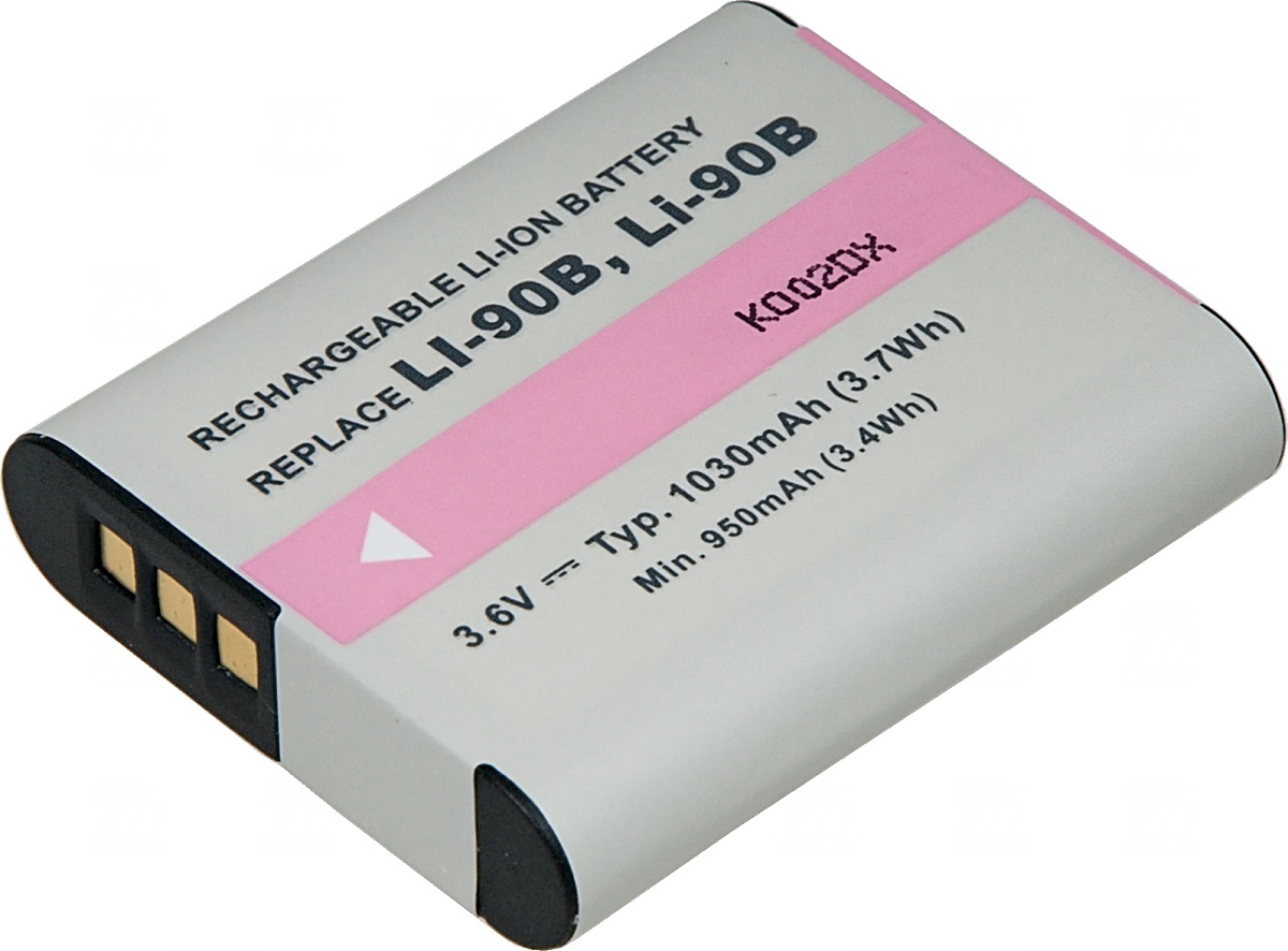 Baterie T6 power Olympus Li-90B, 1030mAh, �ern�