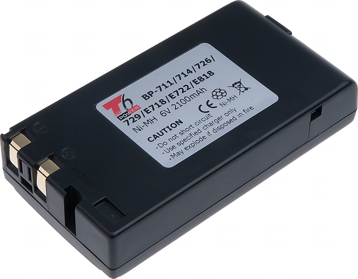 Baterie T6 power Canon BP-711, BP-714, Ni-MH, 2100mAh, �ern�