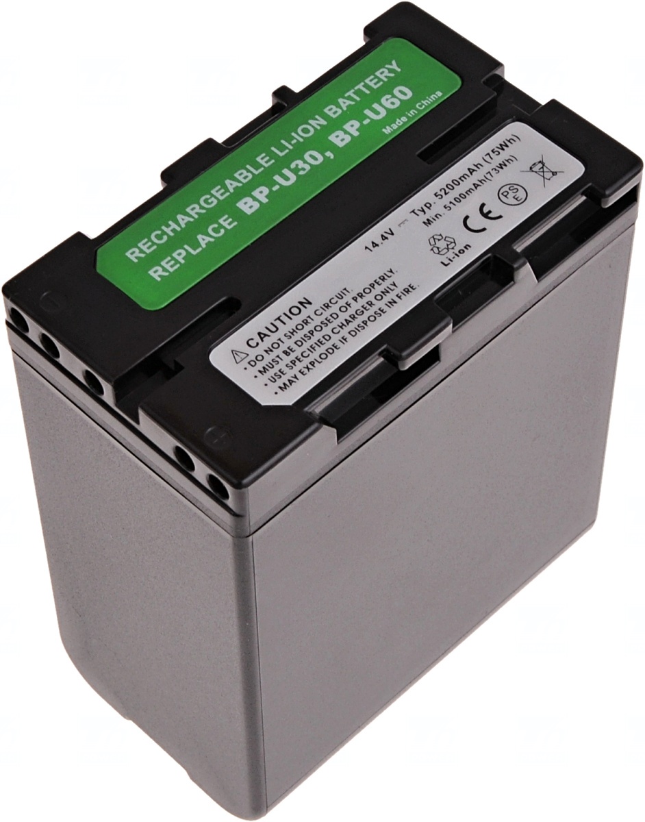 Baterie T6 power Sony BP-U90, BP-U60, 5200mAh, 75Wh