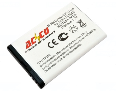Baterie Accu pro Nokia Lumia 710, Li-ion, 1300mAh