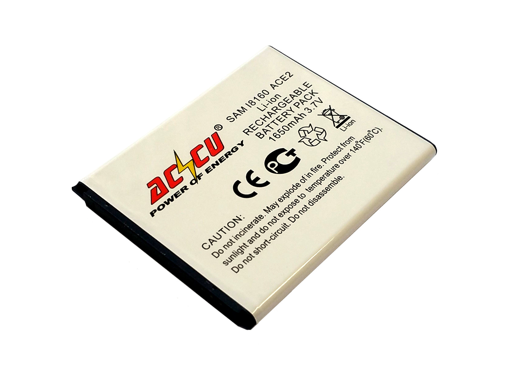Baterie Accu pro Samsung Galaxy Ace2, Trend, S Duos, Li-ion, 1650mAh