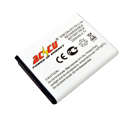 Baterie Accu pro Samsung Galaxy S3, Li-ion, 2250mAh