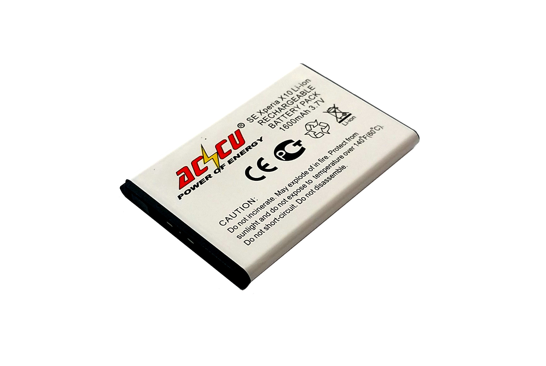Baterie Accu pro Sony Ericsson Xperia X1, Li-ion, 1600mAh