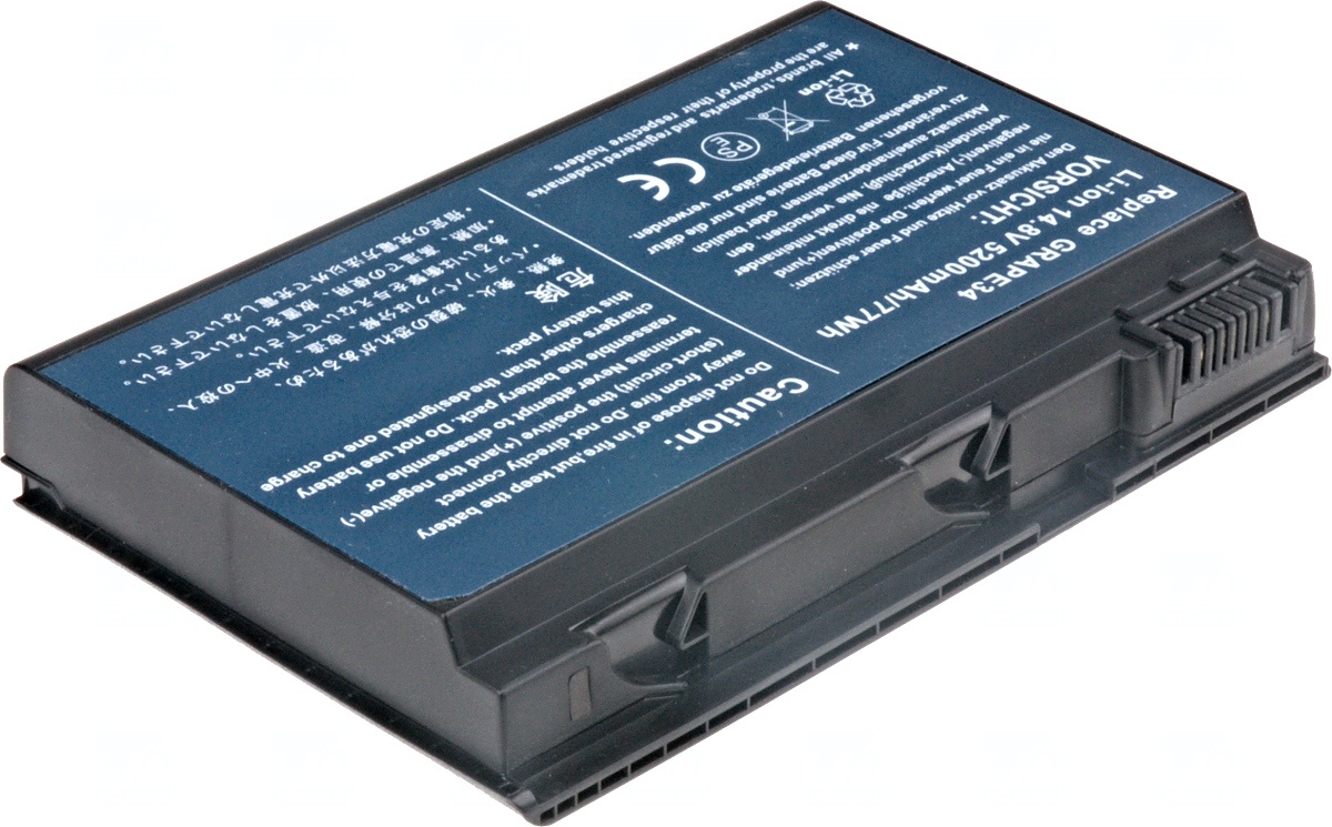 Baterie T6 power Acer TravelMate 5220, 5230, 7520, 7720, Extensa 5210, 5220, 5610, 8cell, 5200mAh 