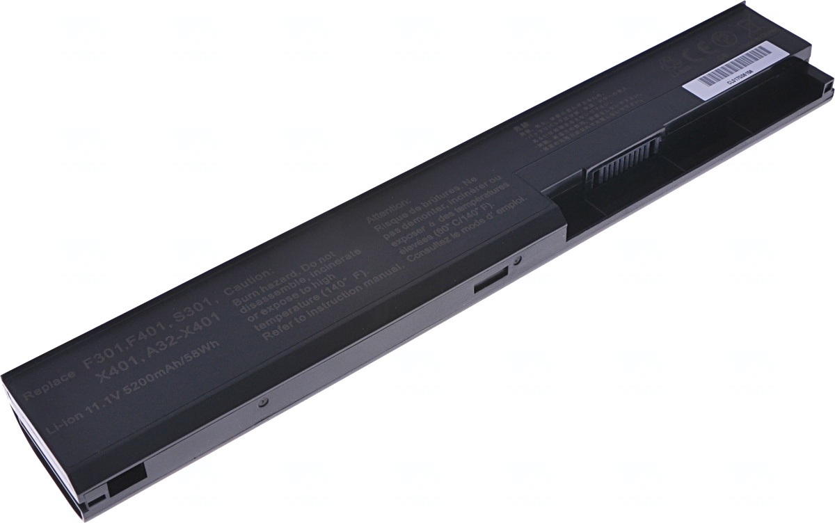 Baterie T6 power Asus X301, X401, X501, F301, F401, F501, 6cell, 5200mAh 