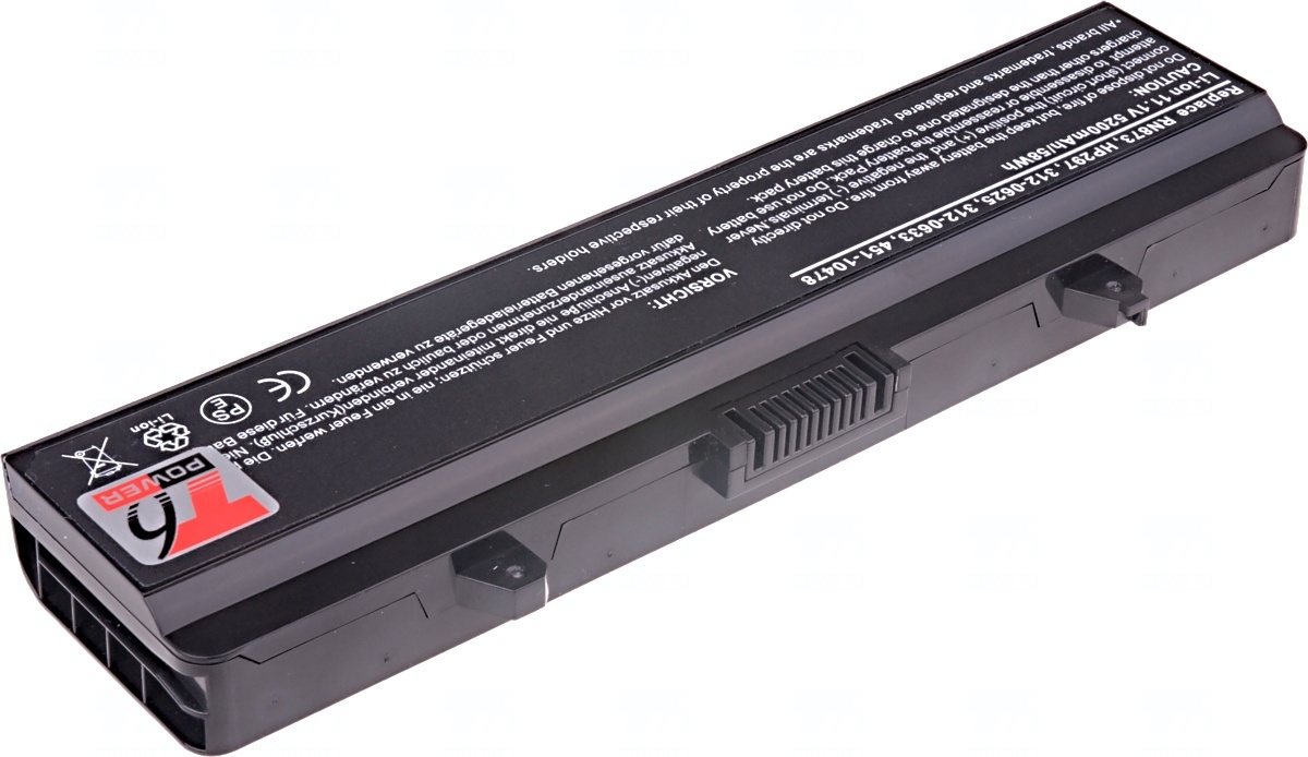 Baterie T6 power Dell Inspiron 1525, 1545 serie, 6cell, 5200mAh 