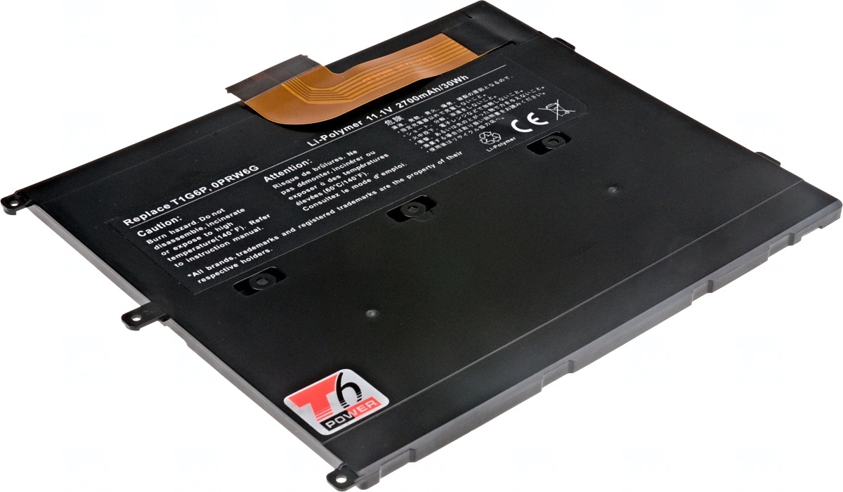Baterie T6 power Dell Vostro V13, V130, 6cell, 2700mAh 