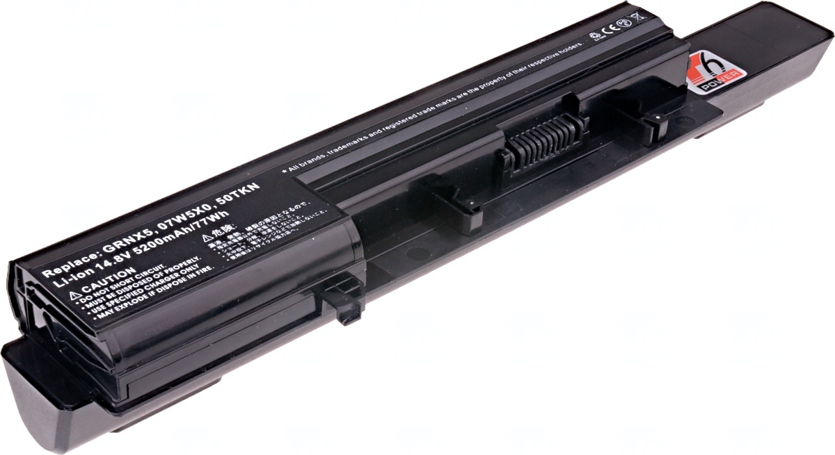 Baterie T6 power Dell Vostro 3300, 3350 serie, 8cell, 5200mAh 