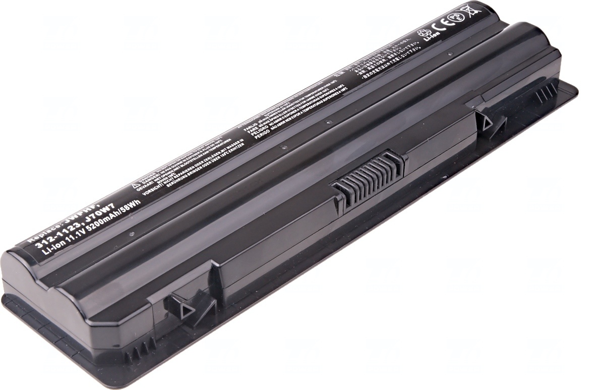 Baterie T6 power Dell XPS 14, 15, 17, L401X, L501X, L502X, L701X, L702X serie, 6cell, 5200mAh 