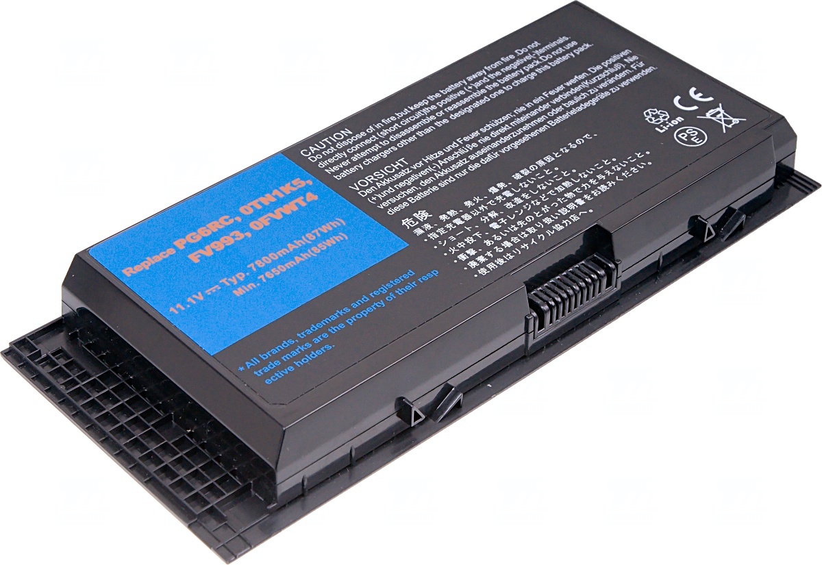 Baterie T6 power Dell Precision M4600, M4700, M6600, M6700, 9cell, 7800mAh 
