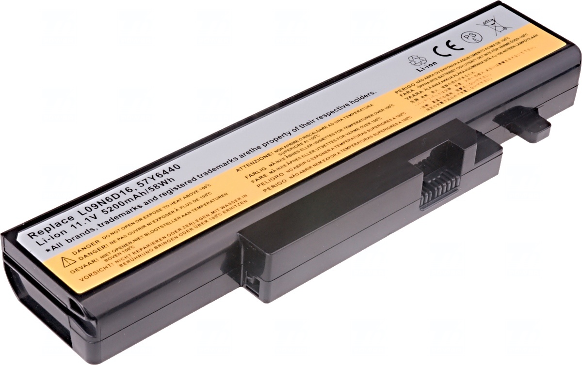 Baterie T6 power Lenovo IdeaPad Y460, Y560, B560, V560, 6cell, 5200mAh 