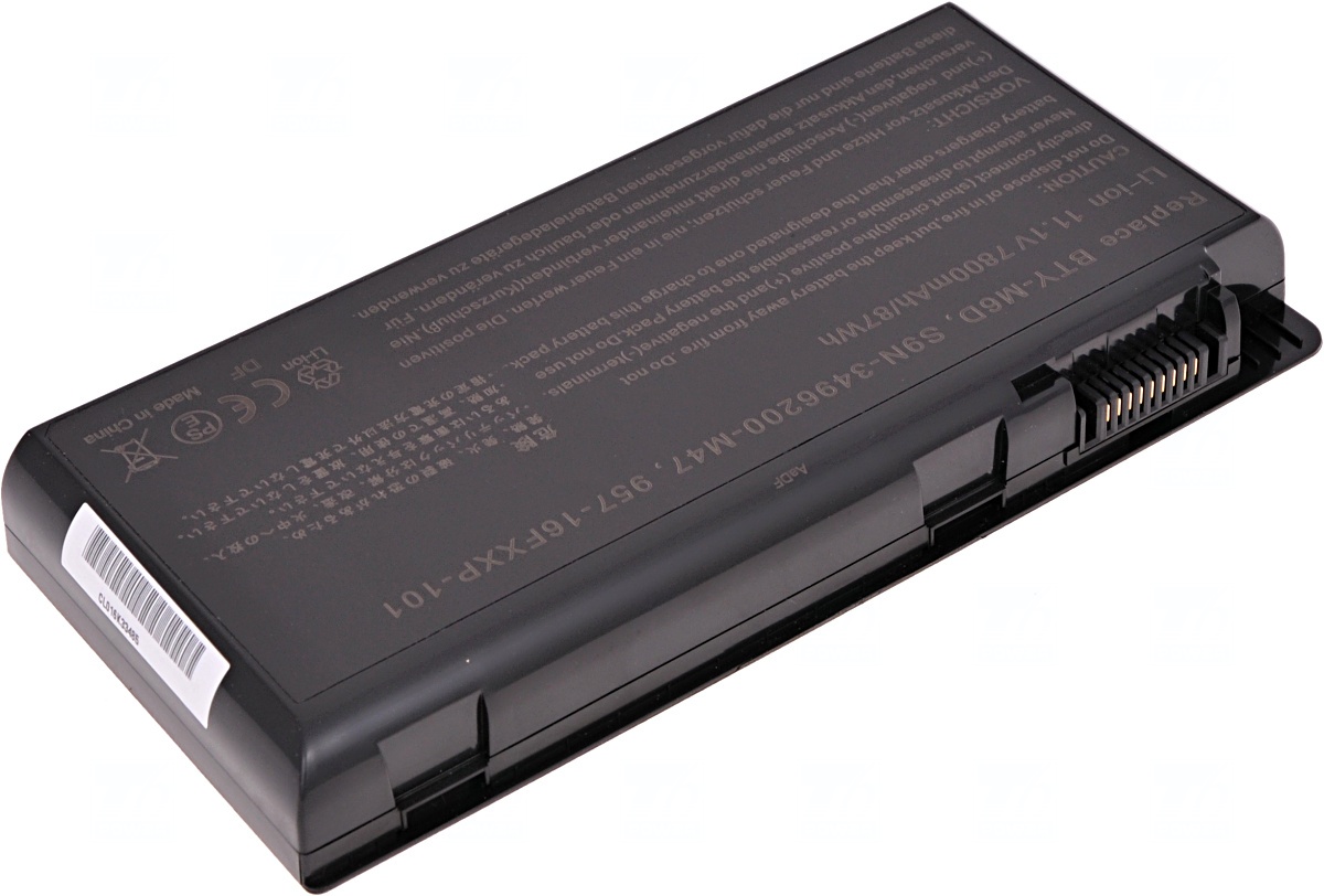 Baterie T6 power MSI BTY-M6D, GT60, GT660, GT680, GT70, GT760, GT780, GX660, GX780, 9cell, 6600mAh 