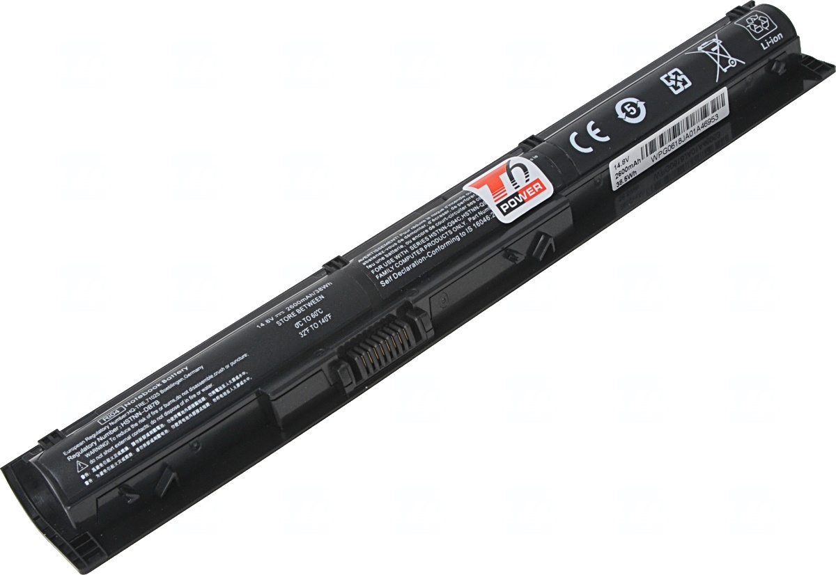 Baterie T6 power HP ProBook 450 G3, 455 G3, 470 G3, 2600mAh, 38,5Wh, 4cell
