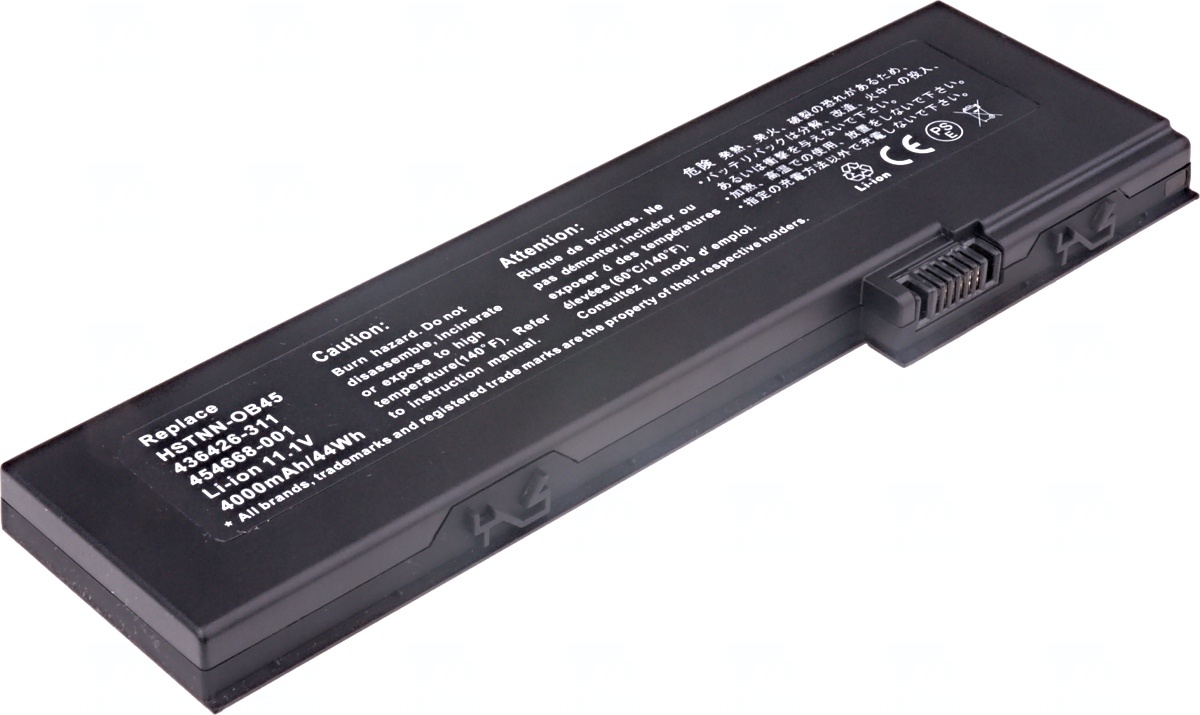 Baterie T6 power HP EliteBook 2710p, 2730p, 2740p, 2740w, 2760p, 4000mAh, 44Wh, 6cell