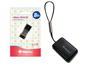 Pretec USB 2.0 i-Disk Poco 8GB - �ern�