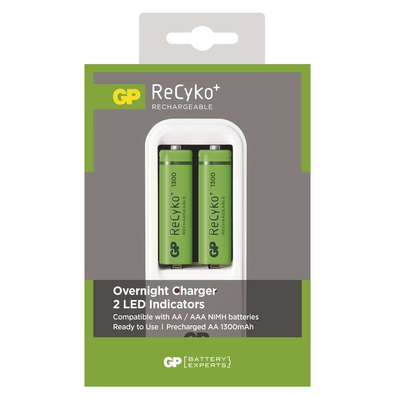 Nab�je�ka bateri� GP 410 + 2 x AA RECYKO (1300mAh)