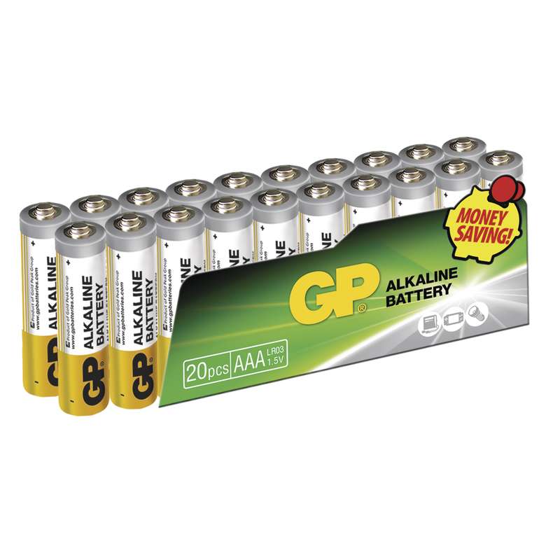 GP Super Alkaline 20ks AAA