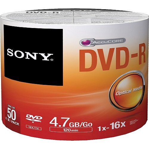 M�dia DVD-R SONY, 4.7GB, 50ks Bulk