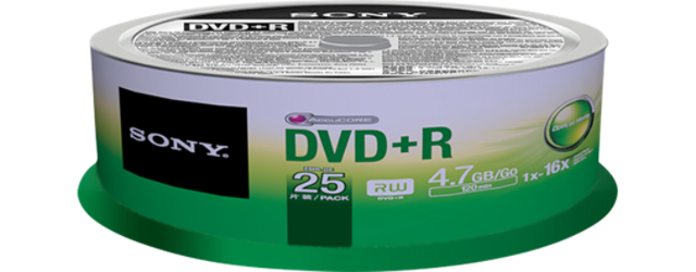 M�dia DVD+R SONY DPR-47SP,25ks pack, Spindl