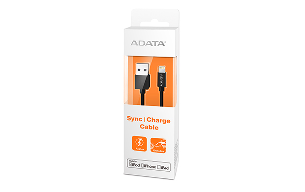 ADATA Lightning kabel MFi 1m �ern� 