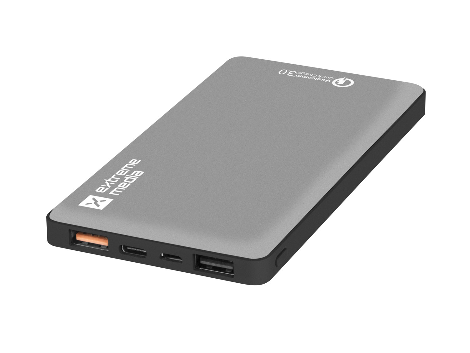 Natec Power bank s rychlonab�jen�m QC 3.0 10000mAh, hlin�kov� t�lo, �ed�