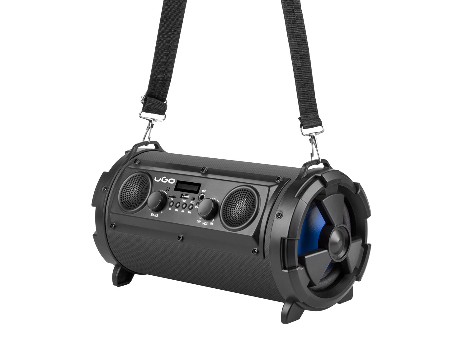 Bluetooth reproduktor UGO Bazooka 16W, 2.1, karaoke, mikrofon, FM r�dio, MP3, AUX, micro SD a USB