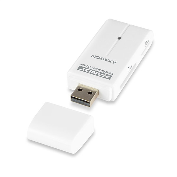 AXAGON extern� HANDY ��ta�ka SD/MicroSD/MS/M2, b�l�